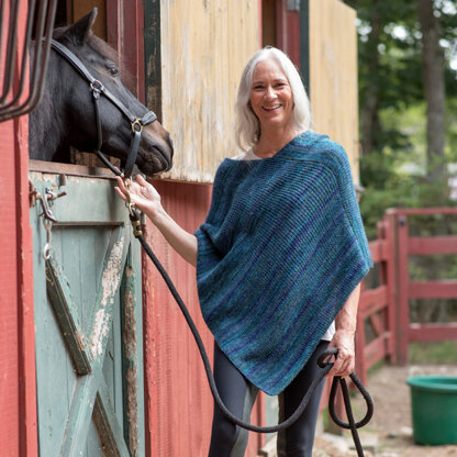 Bosquet Poncho in Berroco Millefiori Light - 393-5 - Downloadable PDF