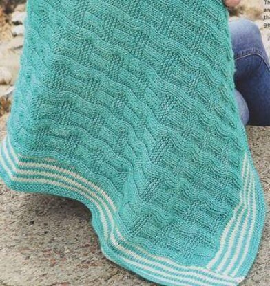 Undulating Rib Blanket