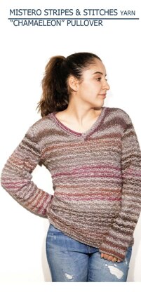 Chamaeleon Sweater in Adriafil Mistero - Downloadable PDF