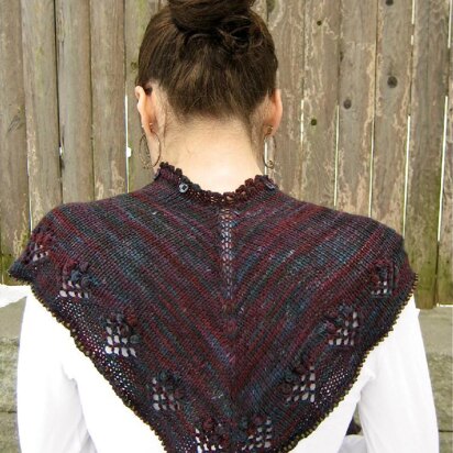 Blackberry Blossom Scarf - knitting pattern