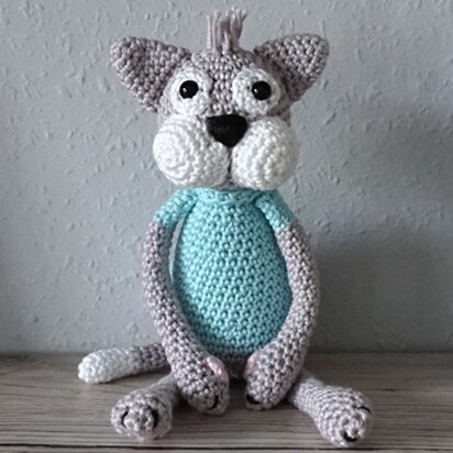 Amigurumi Häkelanleitung Katze Leo