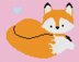 Girl Baby Fox Love Afghan