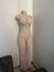 Halter maxi mesh dress