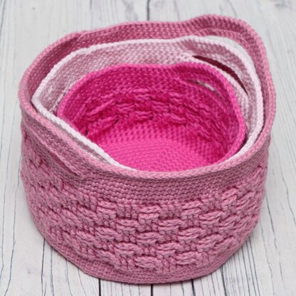 Woven Style Crochet Basket