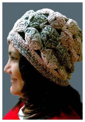 Slouchy Beanie Crochet Pattern She Sells Sea Shells Hat