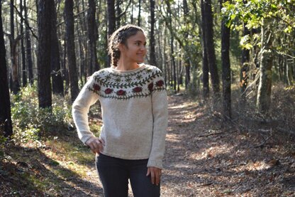 Boho Wreath Sweater