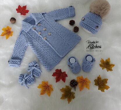 Dyn Bach (Little Man) Coat Set in DK