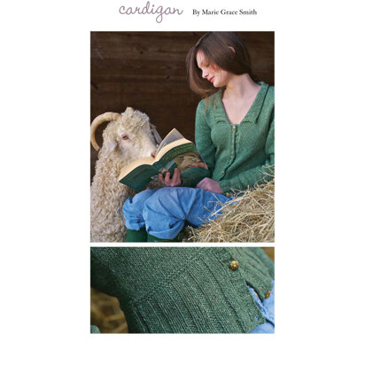 Myrtle Cardigan in Juniper Moon Sabine - Downloadable PDF