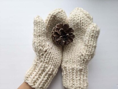 Latte Style Hat and Mittens