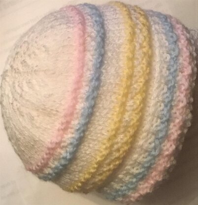 Spring Colours baby beanie hat