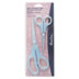Hemline Blue Polka Dot Scissors Set (2pcs)
