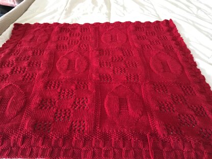 Alabama Football Baby Blanket