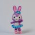 Stella Lou purple bunny amigurumi crochet pattern