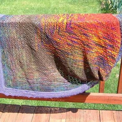 Amazing Earth Triangular Shawl