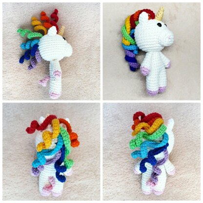 Amigurumi unicorn