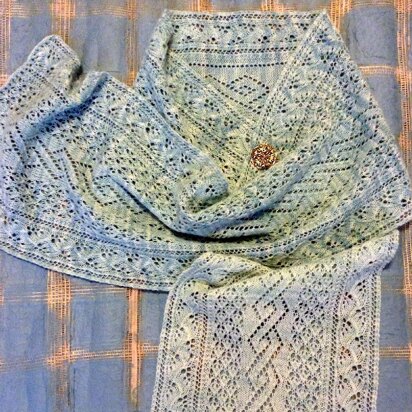 Lace Deco Panel Wrap