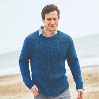 Men`s Jumper in Stylecraft Highland Heathers DK - 9867 - Downloadable PDF