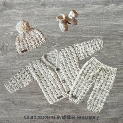 Caleb Cabled Baby Toddler and Kids Hat