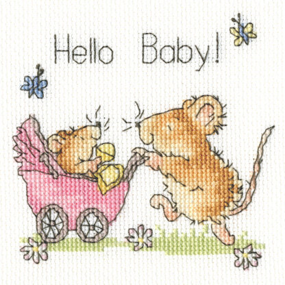 Bothy Threads Hello Baby! Cross Stitch Kit