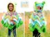 Fiesta Owl Poncho with Hood