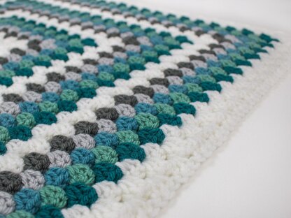 Stormy’s Infinity Granny Square Crochet Blanket
