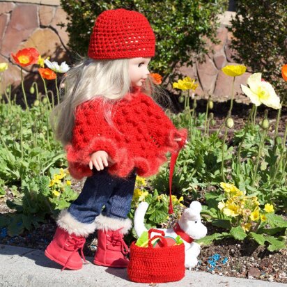 Cosy Red Poncho