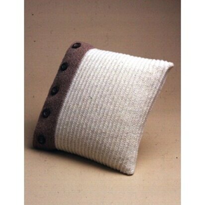 Buttoned Up Pillow in Patons Decor