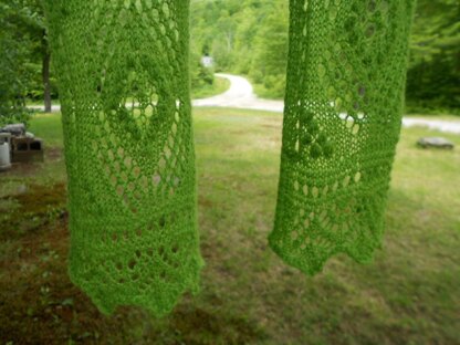 Estonian Spring Lace Scarf