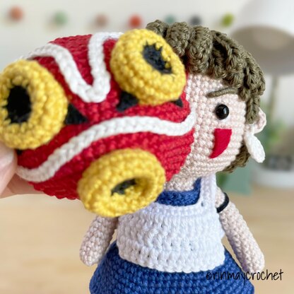 Princess Mononoke Amigurumi Crochet Pattern