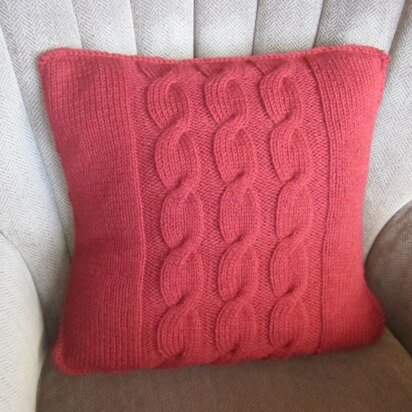 Cable Panel Pillow Cover