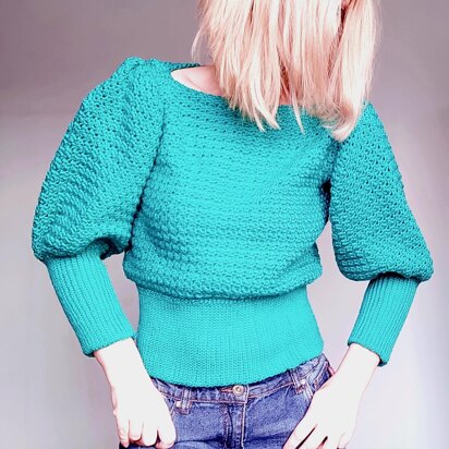 Puff Sleeves Sweater