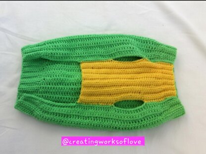 Dino Dog Sweater Costume