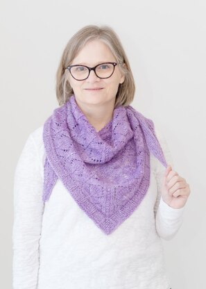 When the Lilacs Bloom Shawl