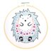 Hawthorn Handmade Hedgehog Printed Embroidery Kit - 7in