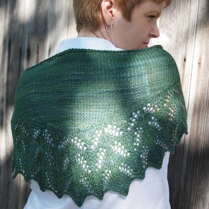 Lily Dew Shawl - knitting pattern