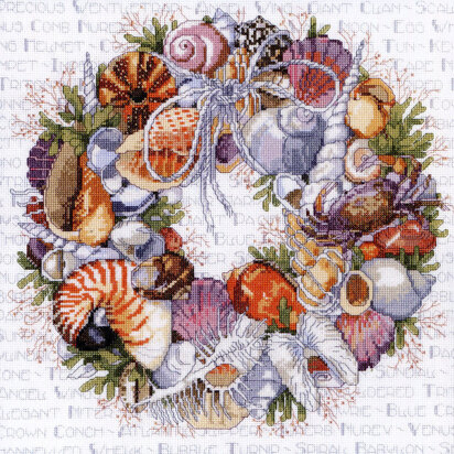 Seashell Wreath - PDF