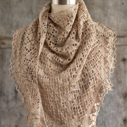 Sandalo Shawl in Manos del Uruguay Silk Blend Fino - 2013W