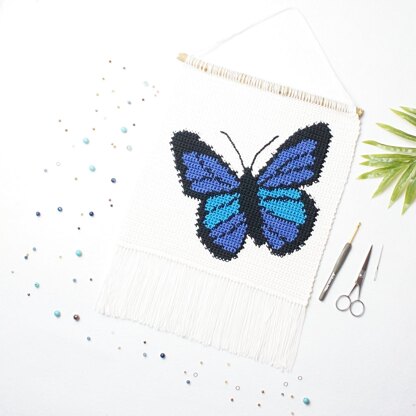 Blue Wings Wall Hanging