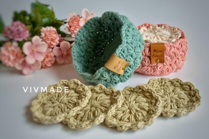 Face Scrubbies n basket Iris