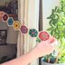 African Flower Curtain Ties