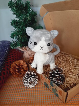 Crochet cat pattern, PDF, English, crochet animals