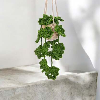 Hollow Green Plant Car Hanging