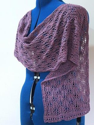 Blue Blossoms Scarf