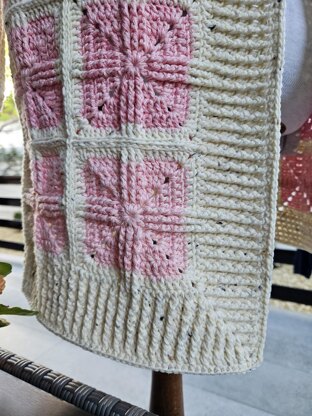 Cardigan with granny squares