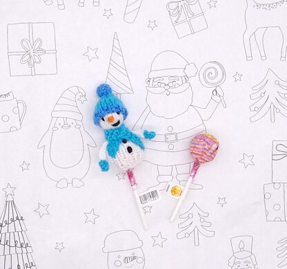 Christmas Lollipop Topper Hats