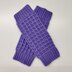 Lavender Waffle Leg Warmers