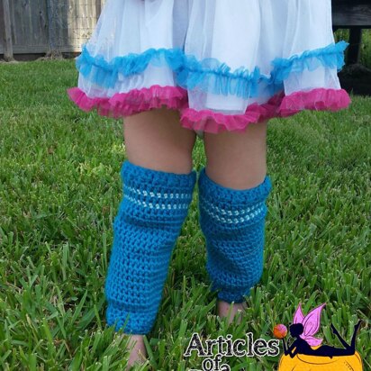 Stripey Leg Warmers (Nb-8 Child)