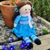 Pansy Rag Doll Knitting Pattern - Toy Knitting Pattern.