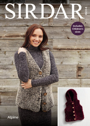 Cardigans in Sirdar Alpine - 8204 - Downloadable PDF