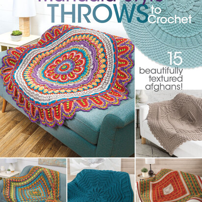 Mandala-Style Throws to Crochet by Annie's Crochet